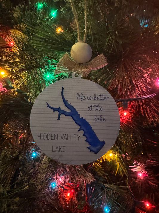 Hidden Valley Lake Ornament